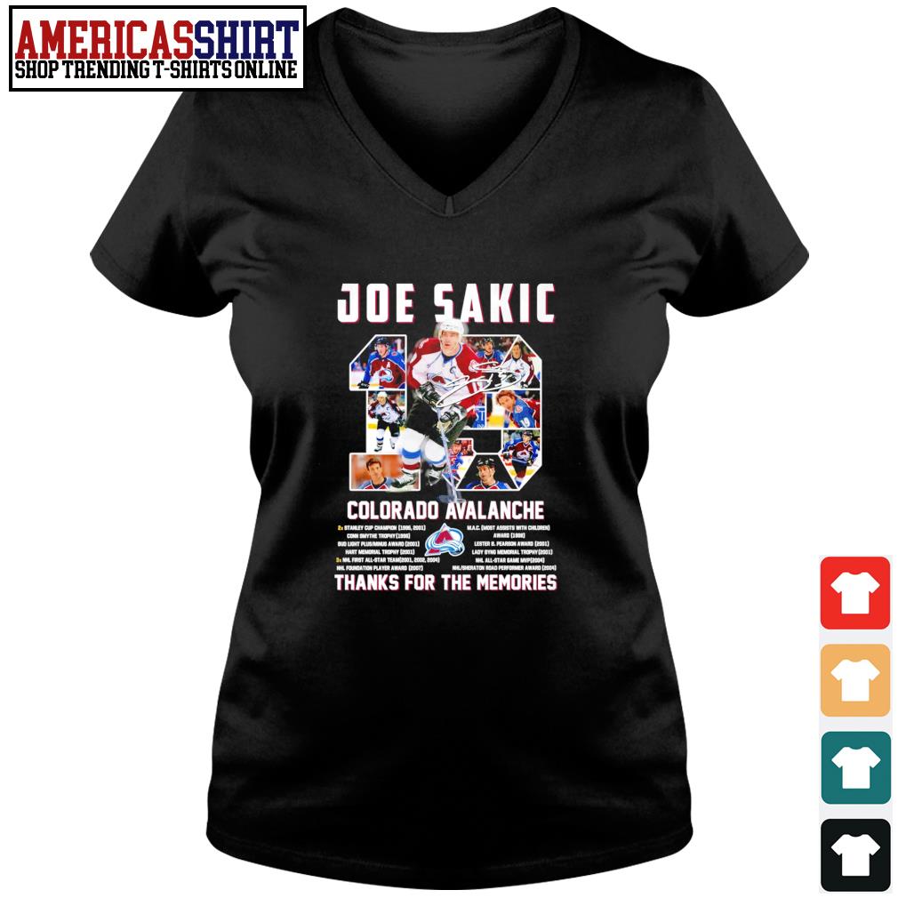 joe sakic t shirt