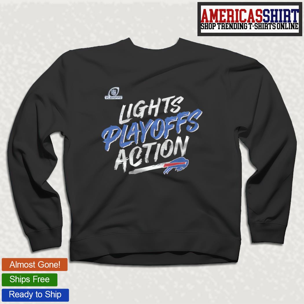 Buffalo Bills 2021 NFL Playoffs Lights Playoffs action shirt