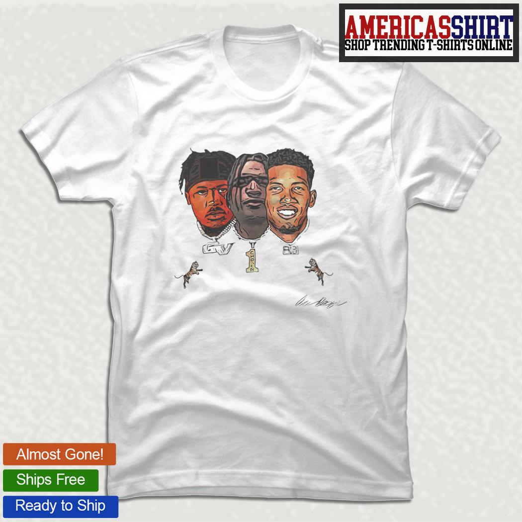 Joe Burrow Tres Amigos A'Marr Chase Tee Higgins and Tyler Boyd signature  shirt, hoodie, sweater, long sleeve and tank top