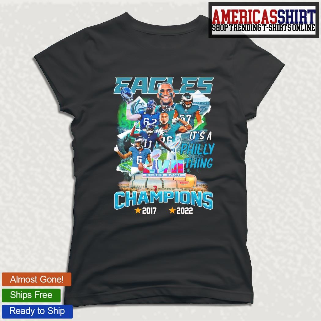 Philadelphia eagles super bowl champions 2023 signatures shirt