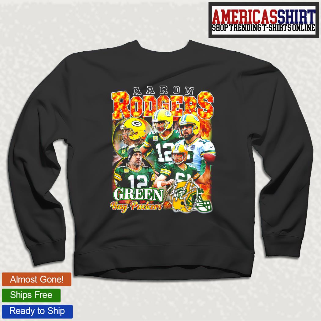 Official Green Bay Packers Aaron Rodgers Signature T-shirt,Sweater, Hoodie,  And Long Sleeved, Ladies, Tank Top