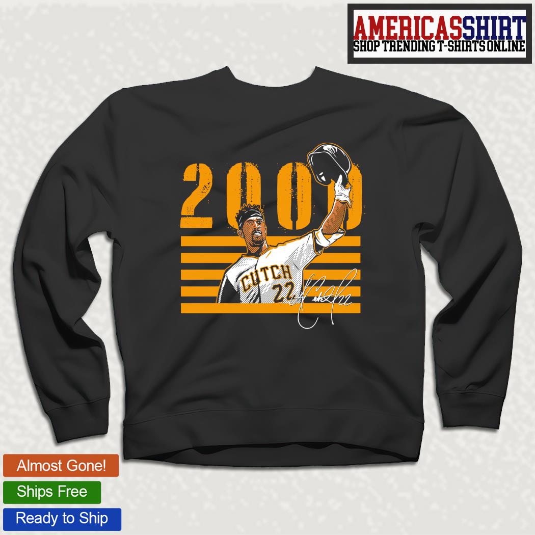 Andrew McCutchen Pittsburgh Pirates 2000 hits signature 2023 shirt