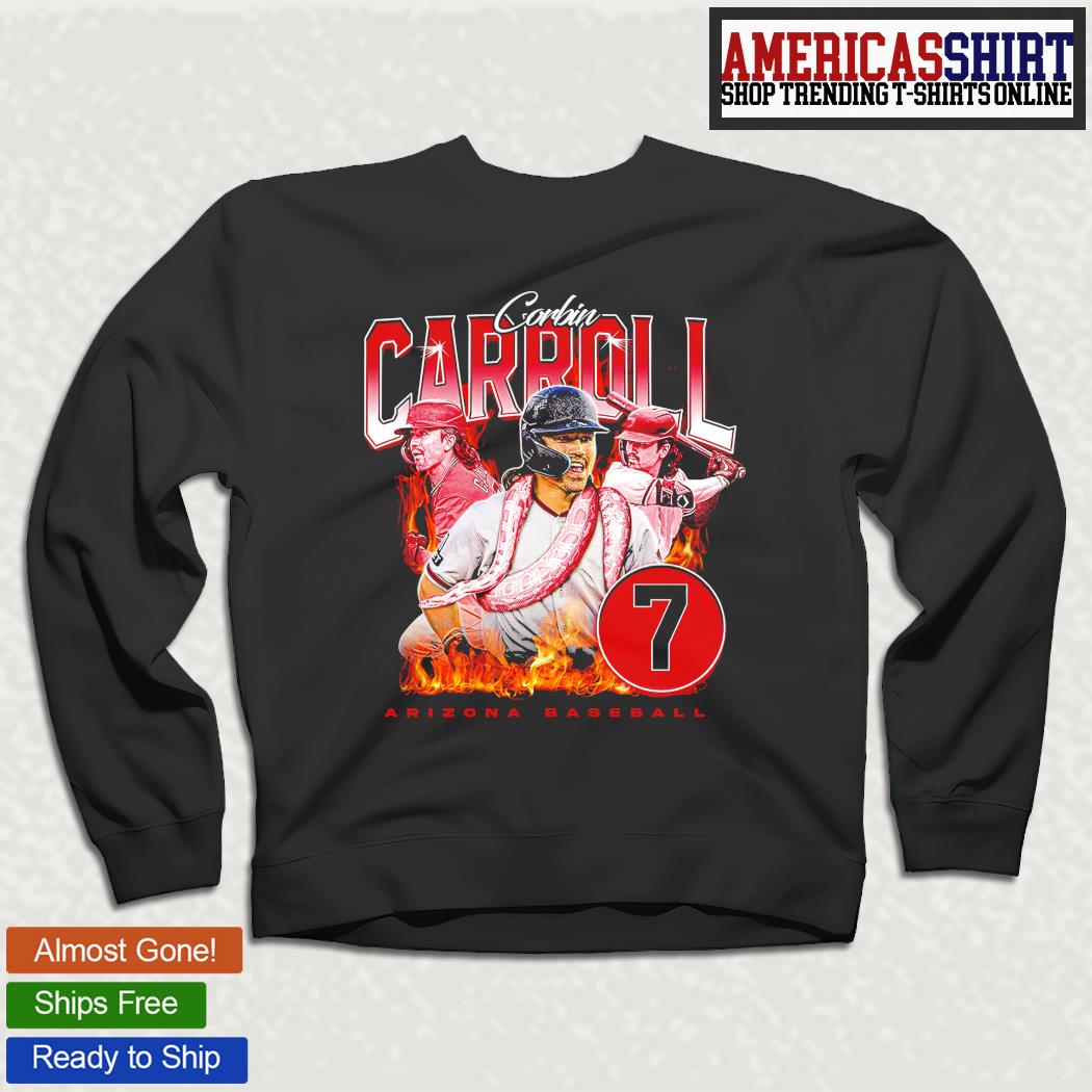 Corbin Carroll Arizona Diamondbacks Fire retro shirt, hoodie, sweater, long  sleeve and tank top