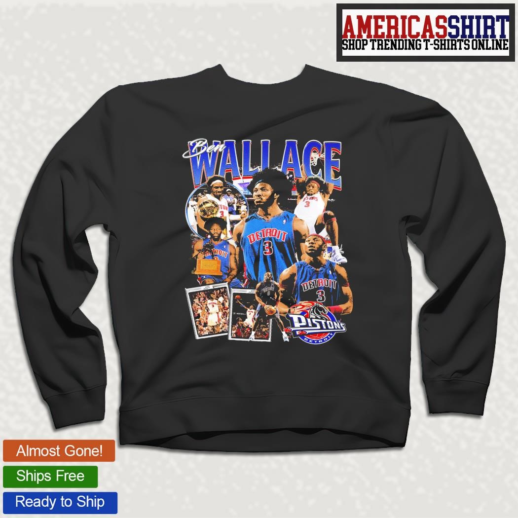 Ben Wallace Detroit Pistons all time retro shirt, hoodie, sweater