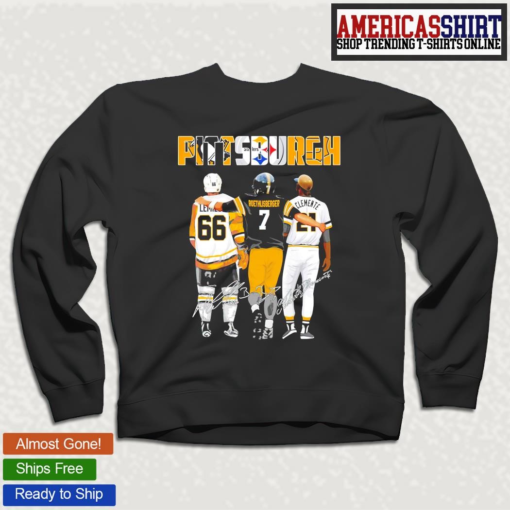Pittsburgh Steelers Roethlisberger And Pittsburgh Penguins Shirt