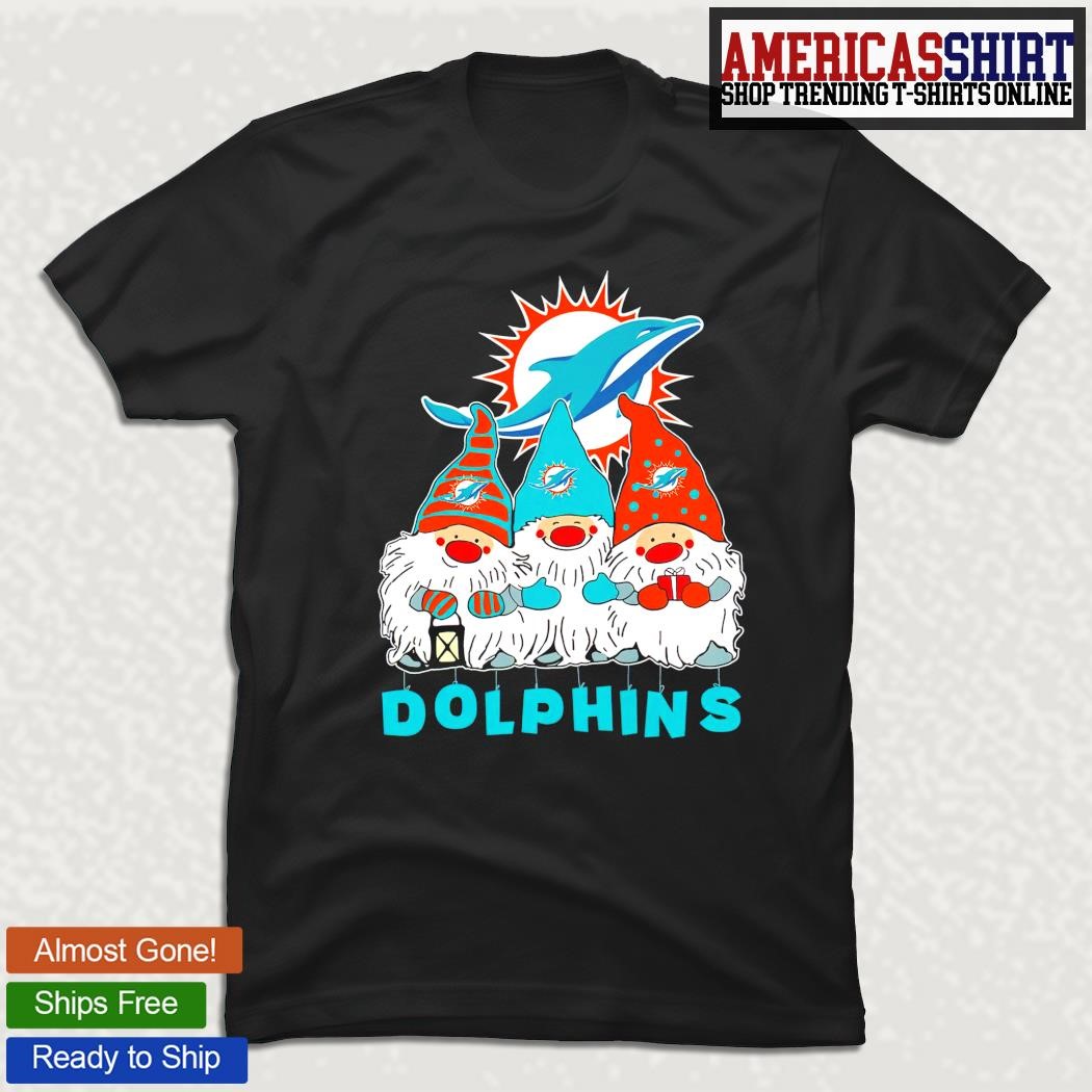 Gnomies X Miami Dolphins logo Christmas 2023 shirt, hoodie