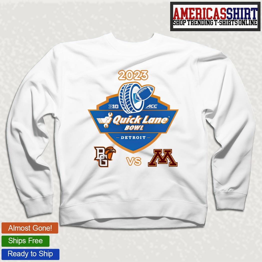 2023 Quick Lane Bowl Bowling Green Falcons vs Minnesota Golden Gophers logo  shirt, hoodie, sweater, long sleeve and tank top