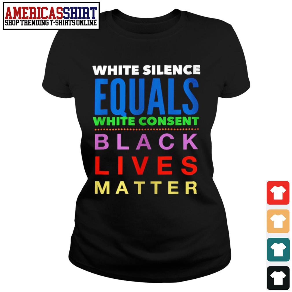 end white silence t shirt