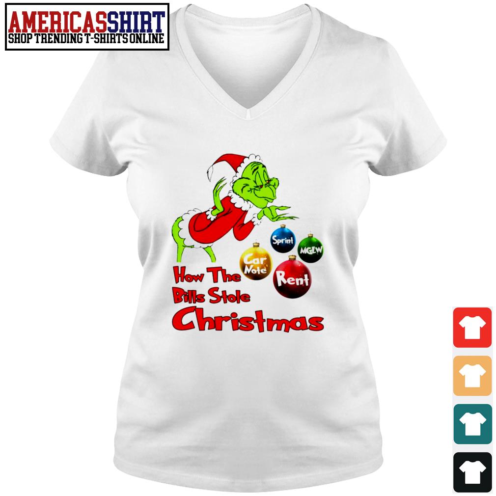 Grinch how the bills stole Christmas shirt, hoodie, sweater, long sleeve  and tank top