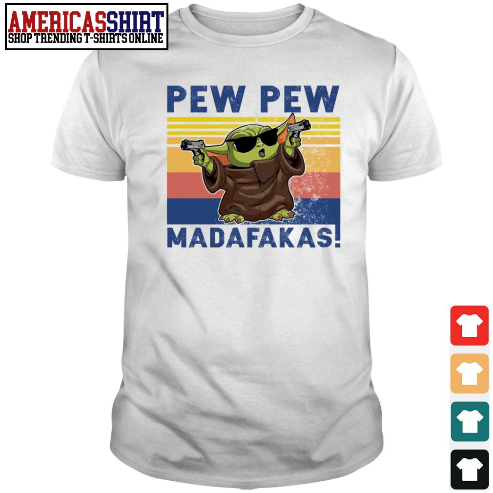 baby yoda pew pew shirt