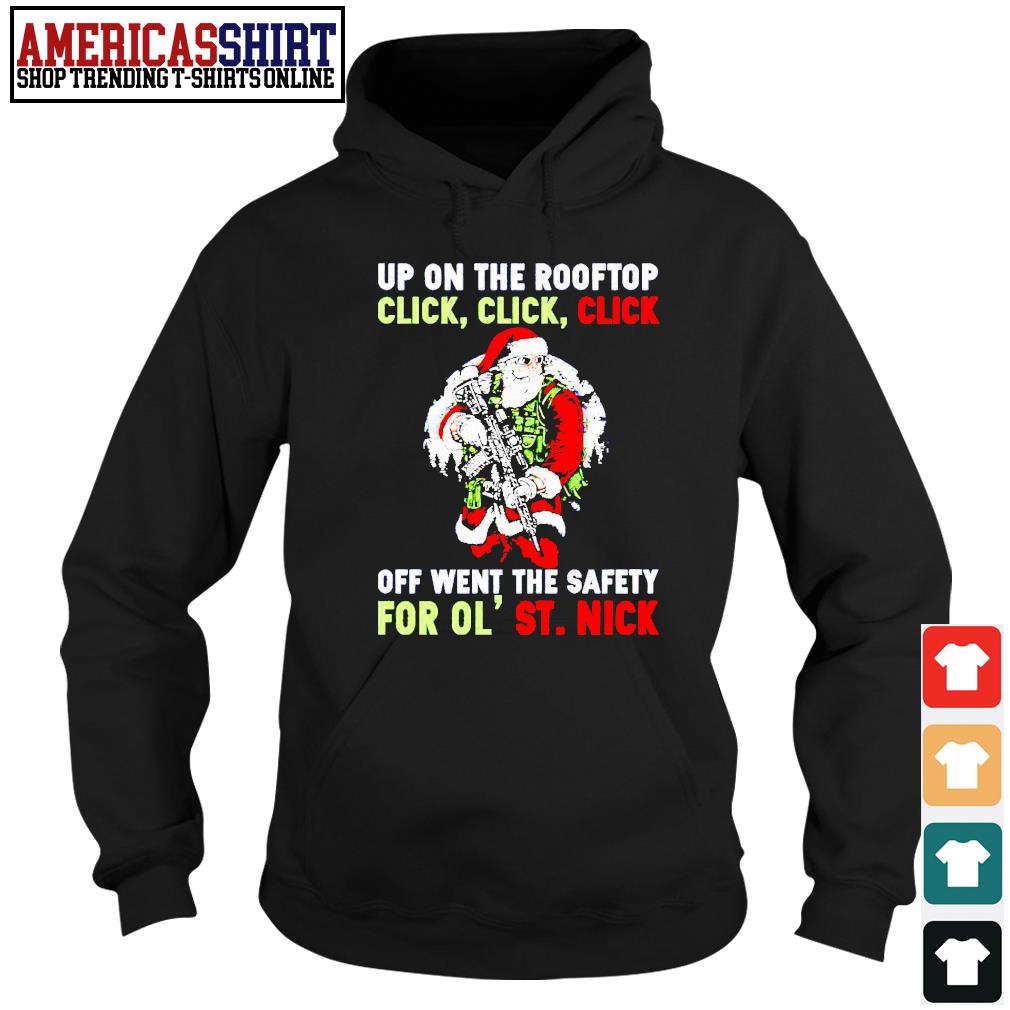 click click click santa shirt