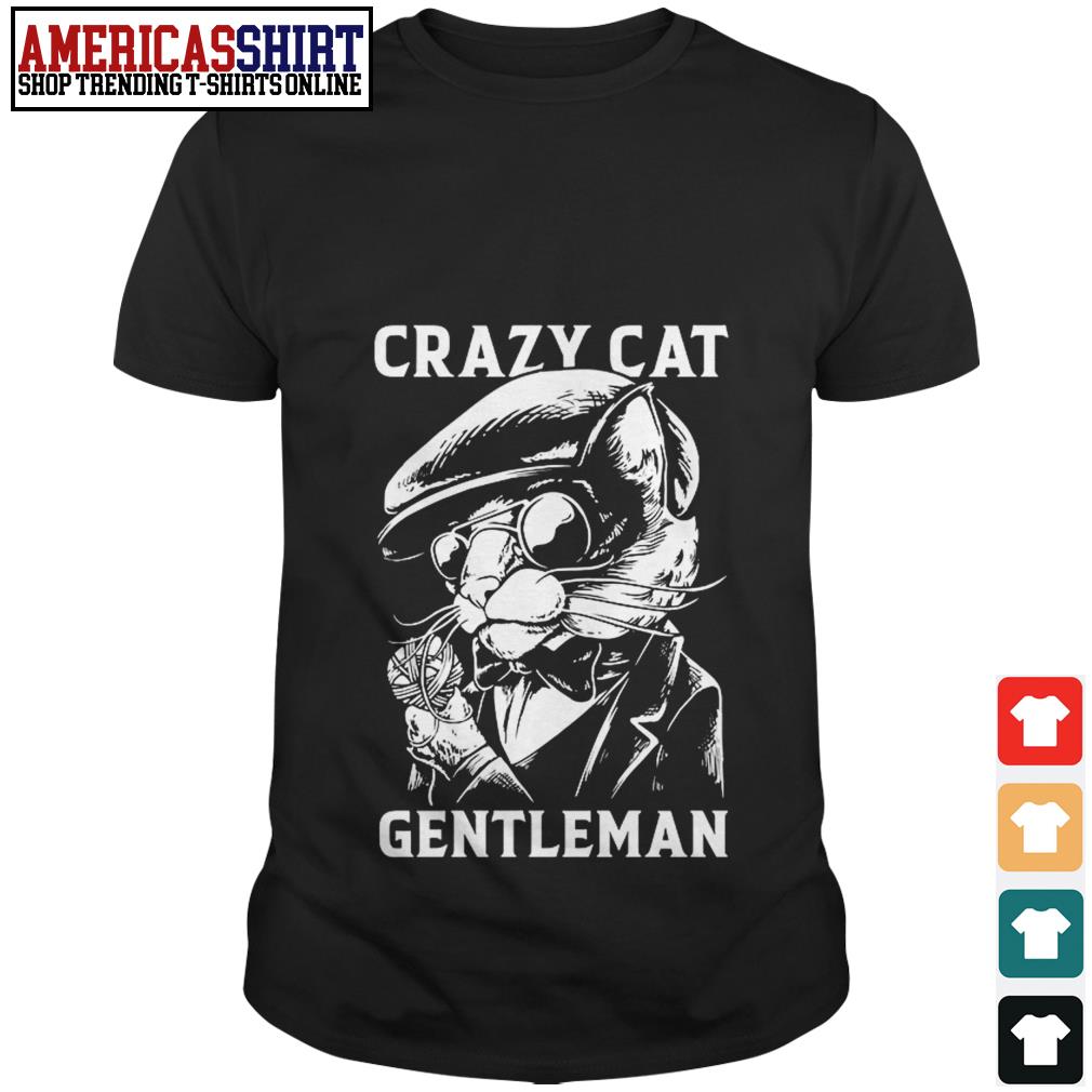 crazy cat gentleman shirt